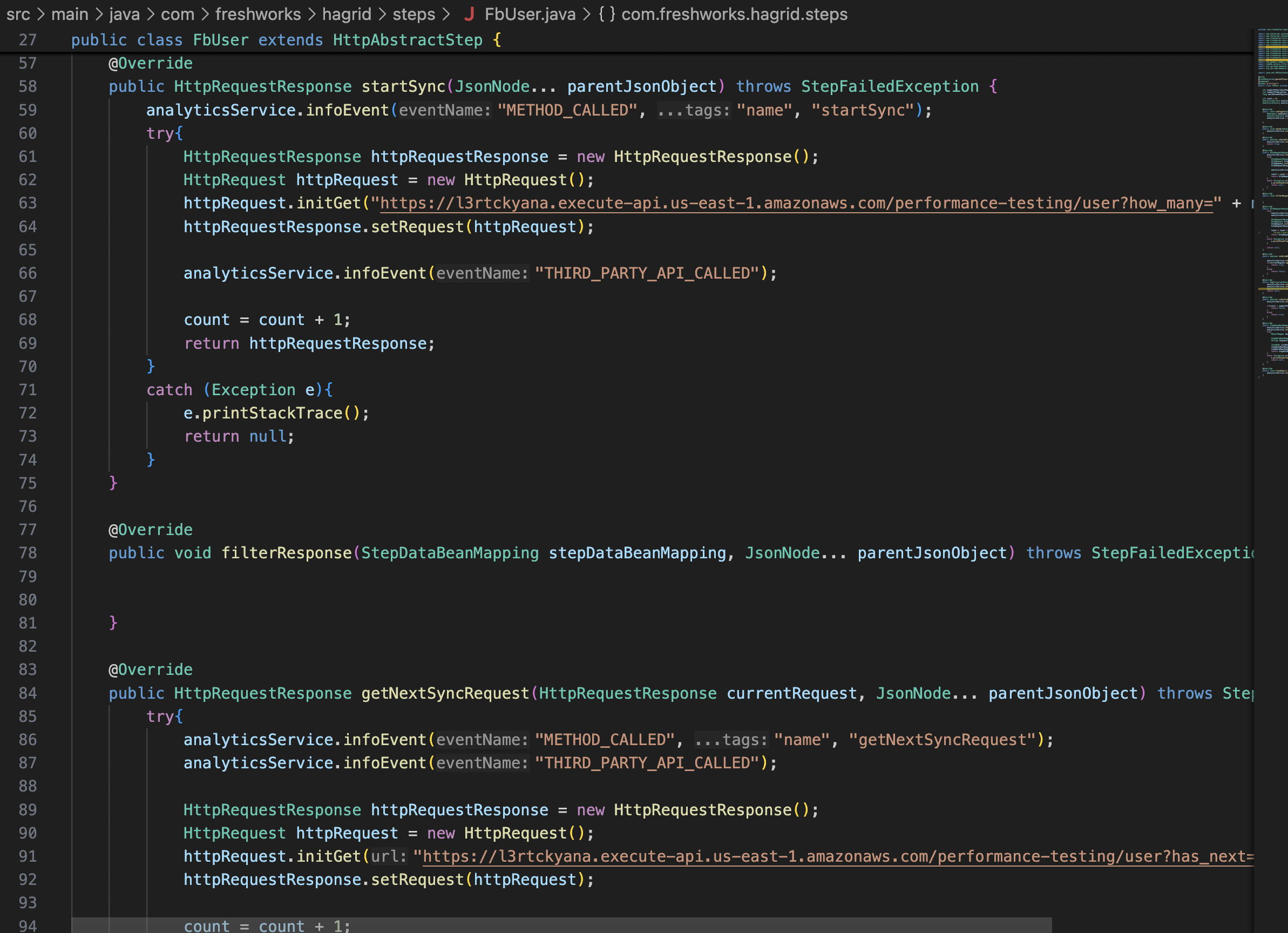 Steps methods Overridden 2