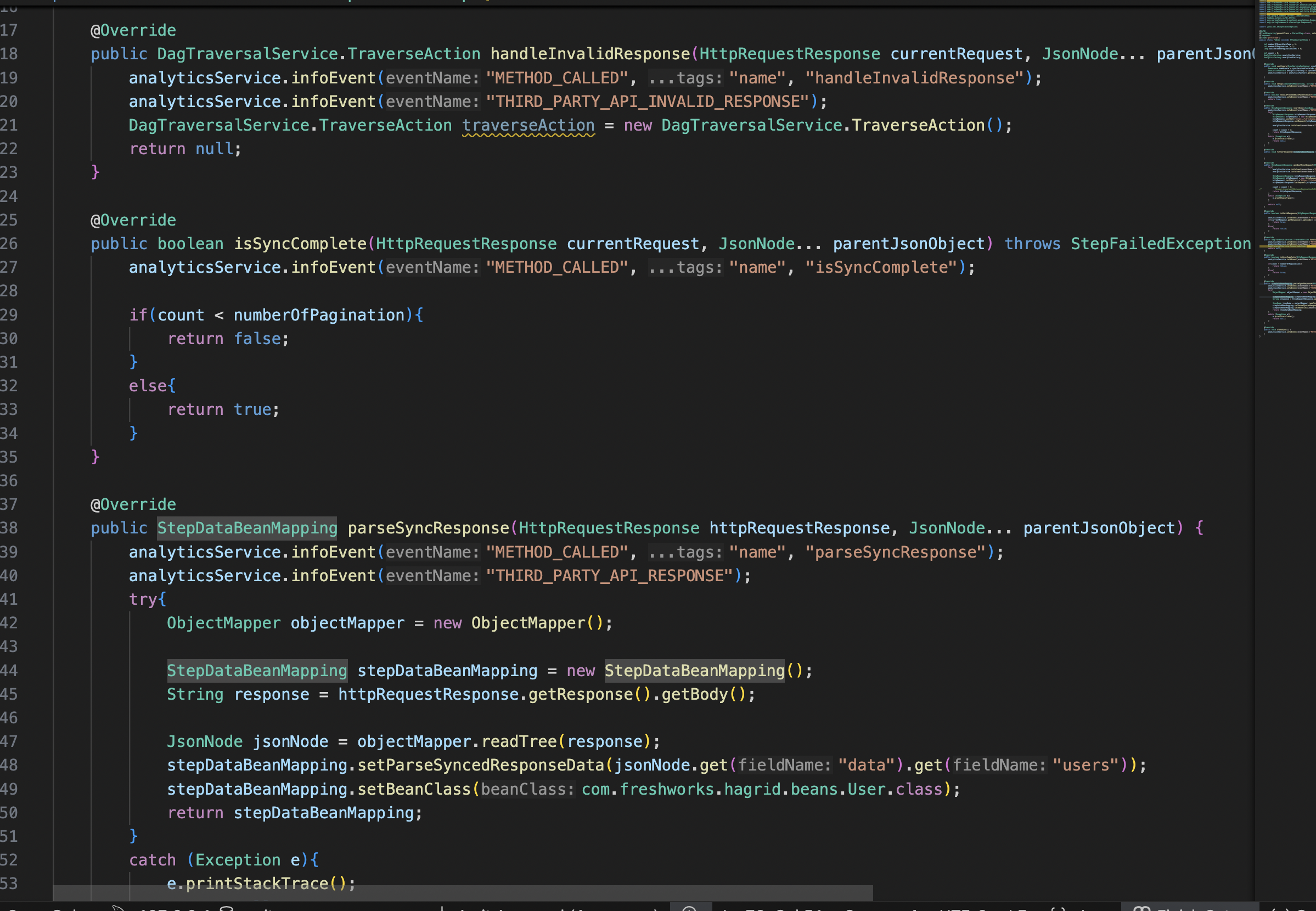 Steps Methods Overridden 4